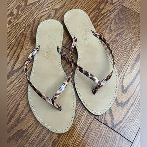 J. Crew Women’s Leopard Print Sandals